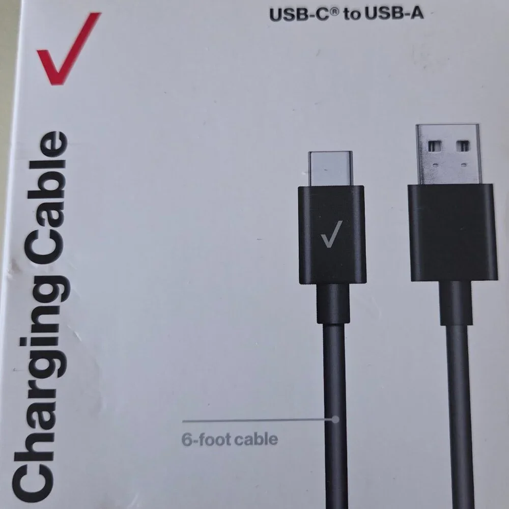 Verizon USB-C to USB (USB-A) 6' Charging Cable